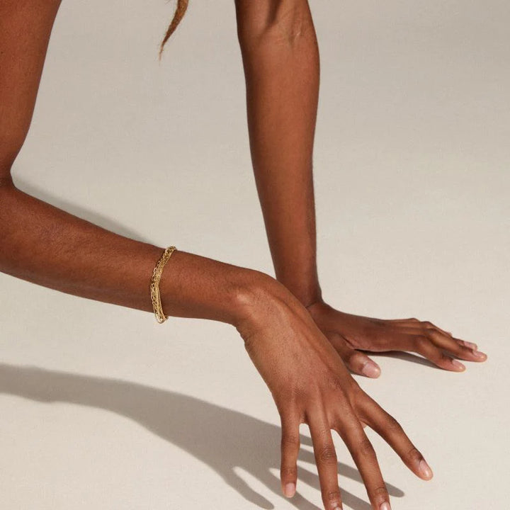 Lilly Multi Chain Bracelet - Gold | Pilgrim