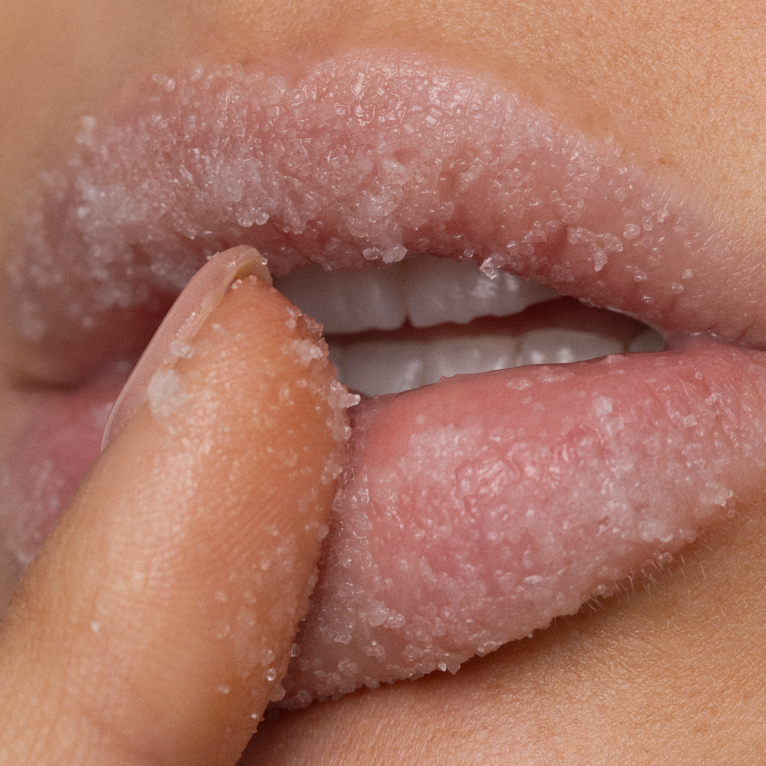 Pomegranate Peach Lip Scrub | Poppy & Pout