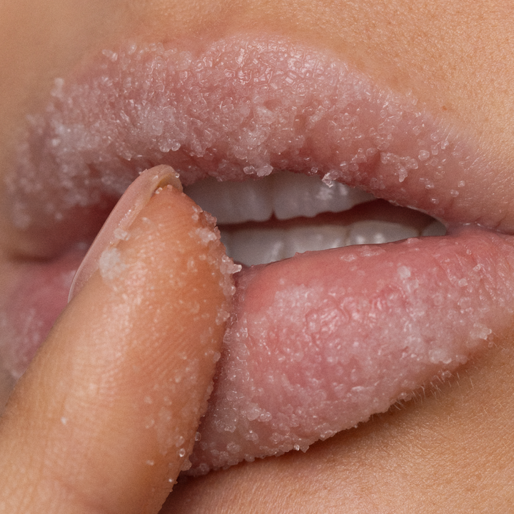 Pomegranate Peach Lip Scrub | Poppy & Pout