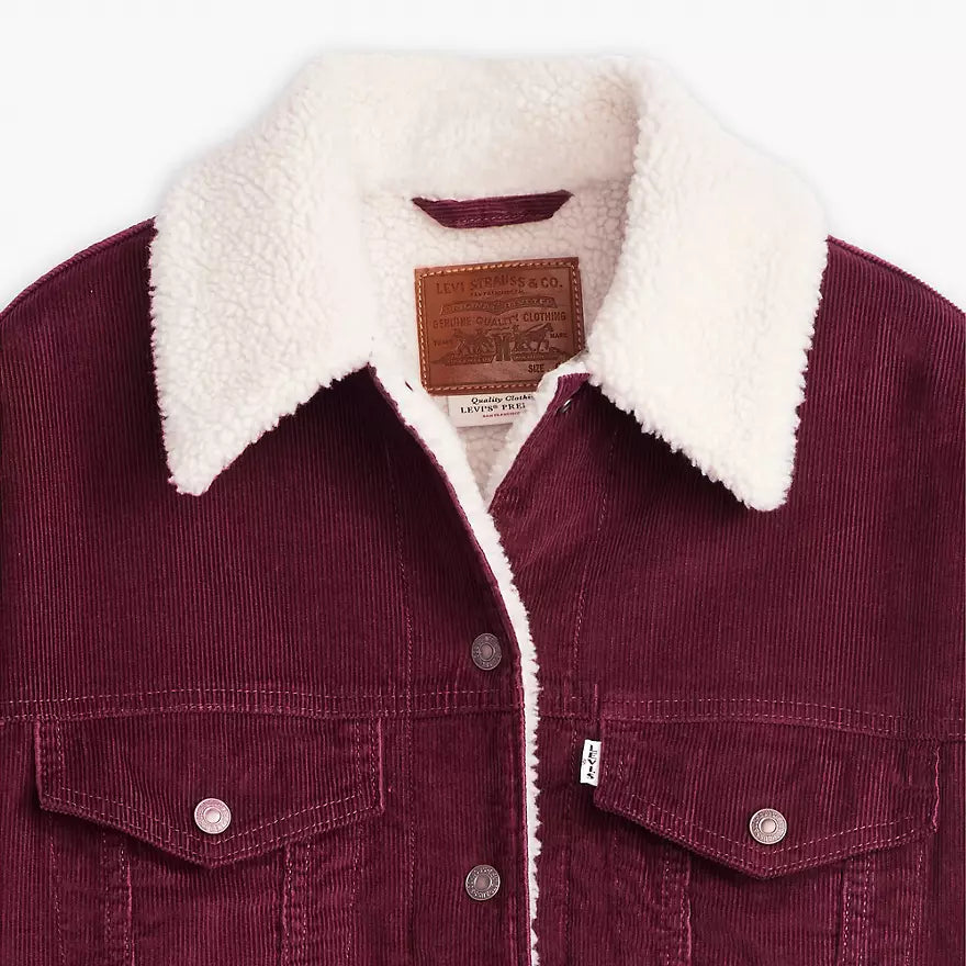 90's Sherpa Corduroy Trucker Jacket | Levi's