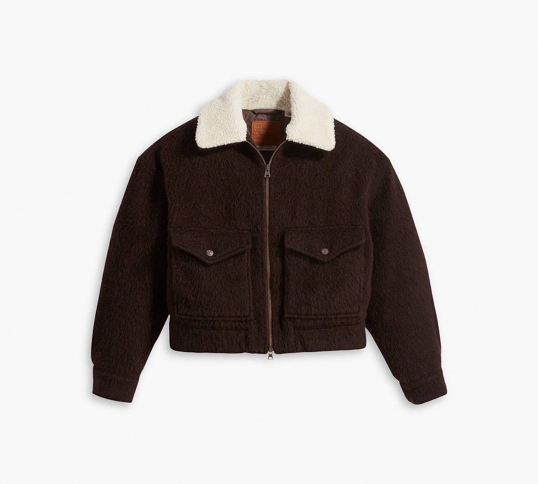Baby Bubble Wool Sherpa Trucker Jacket - Mole | Levis - Clearance