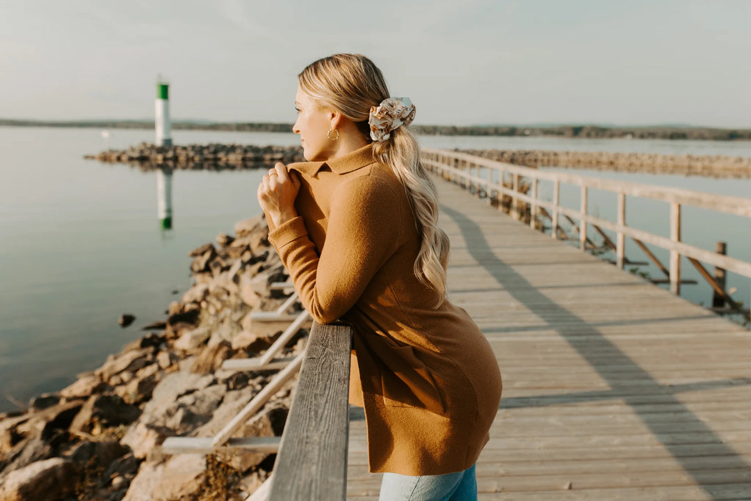 Golden Gate Floral Scrunchie | Barbays