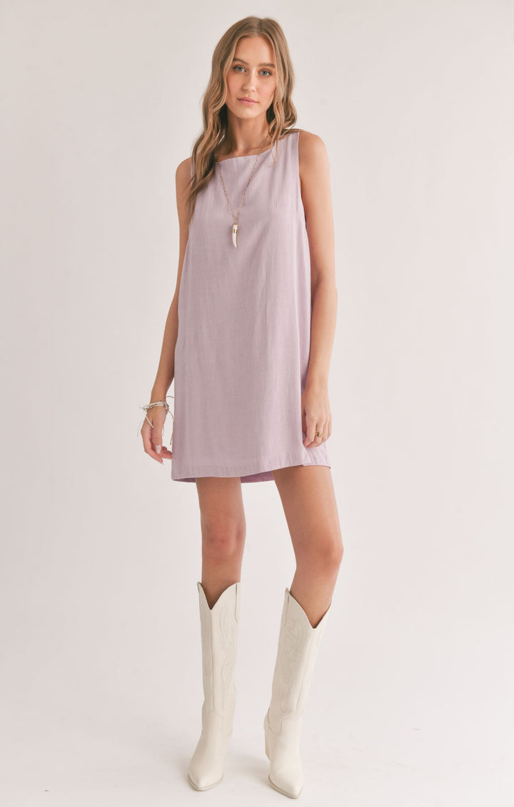 La Luna Mini Dress - Lavender | Sadie & Sage