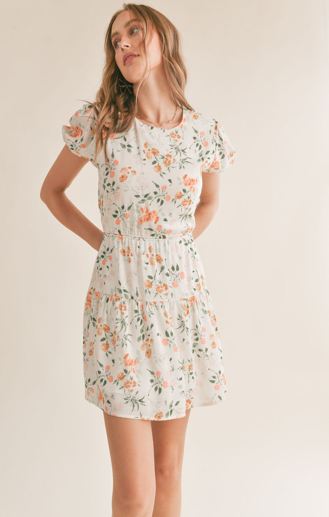 Bloom Brigade Cutout Mini Dress | Sadie & Sage