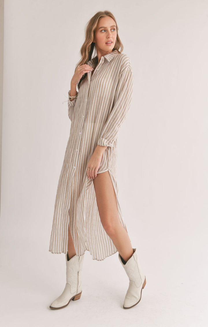 Sands Outer Layer Duster Shirt | Sadie & Sage