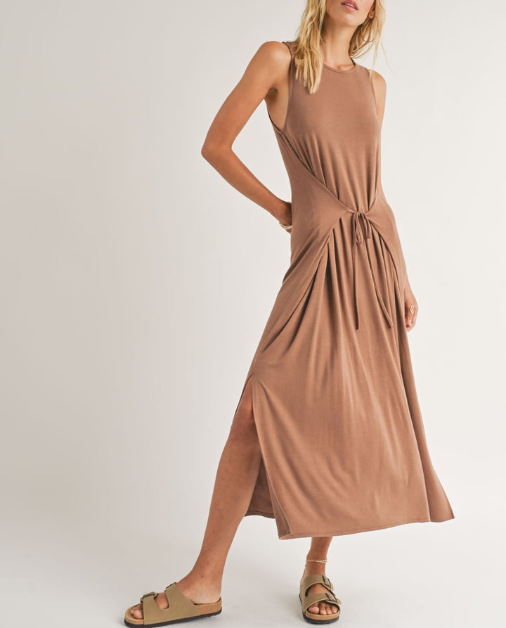 Vacay Tie Front Midi Dress | Sadie & Sage - Clearance