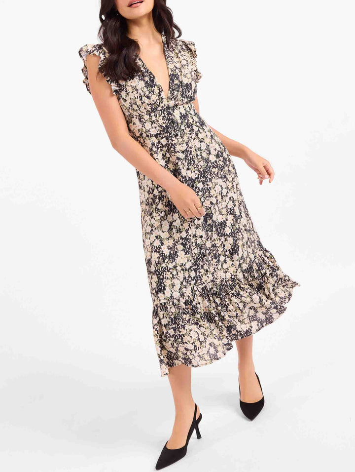 Painted Fields Floral Midi Dress | Sadie & Sage