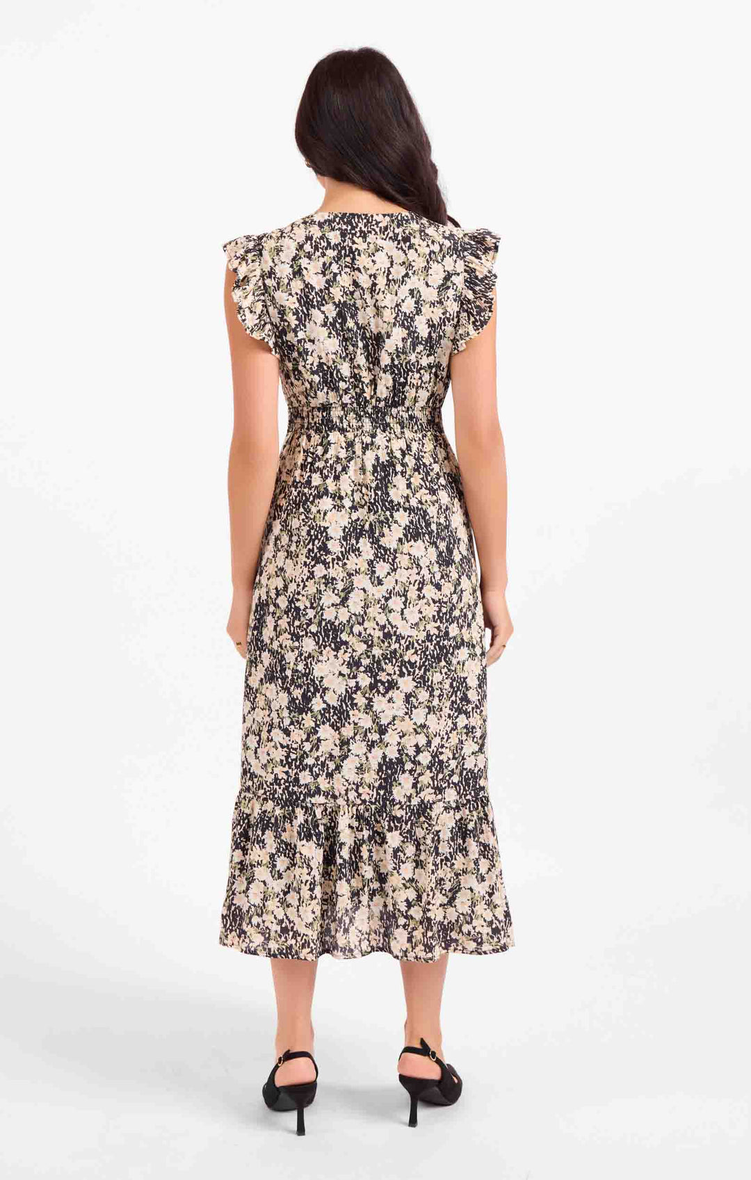 Painted Fields Floral Midi Dress | Sadie & Sage