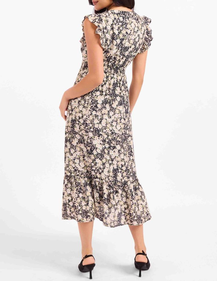 Painted Fields Floral Midi Dress | Sadie & Sage