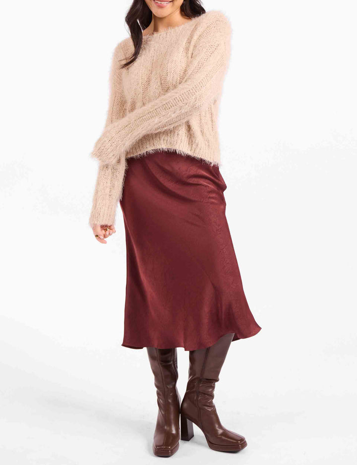 Kendra Fuzzy Sweater | Sadie & Sage