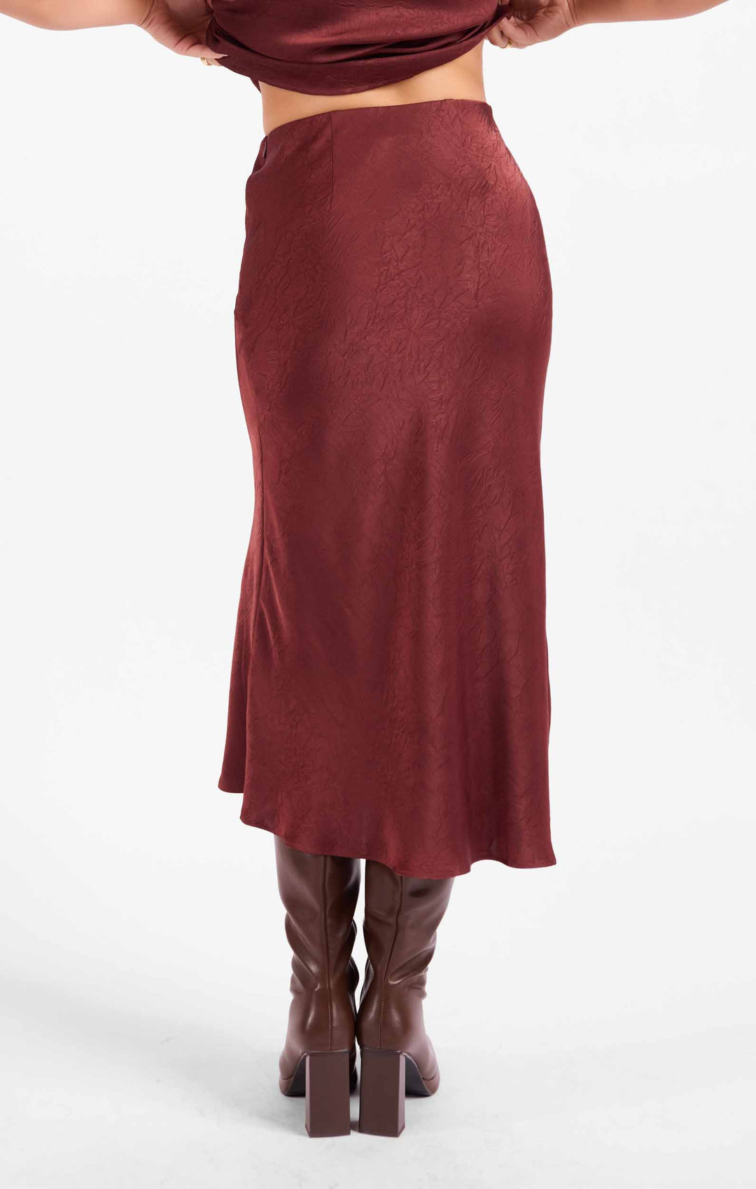 Ceremony Silky Midi Skirt | Sadie & Sage