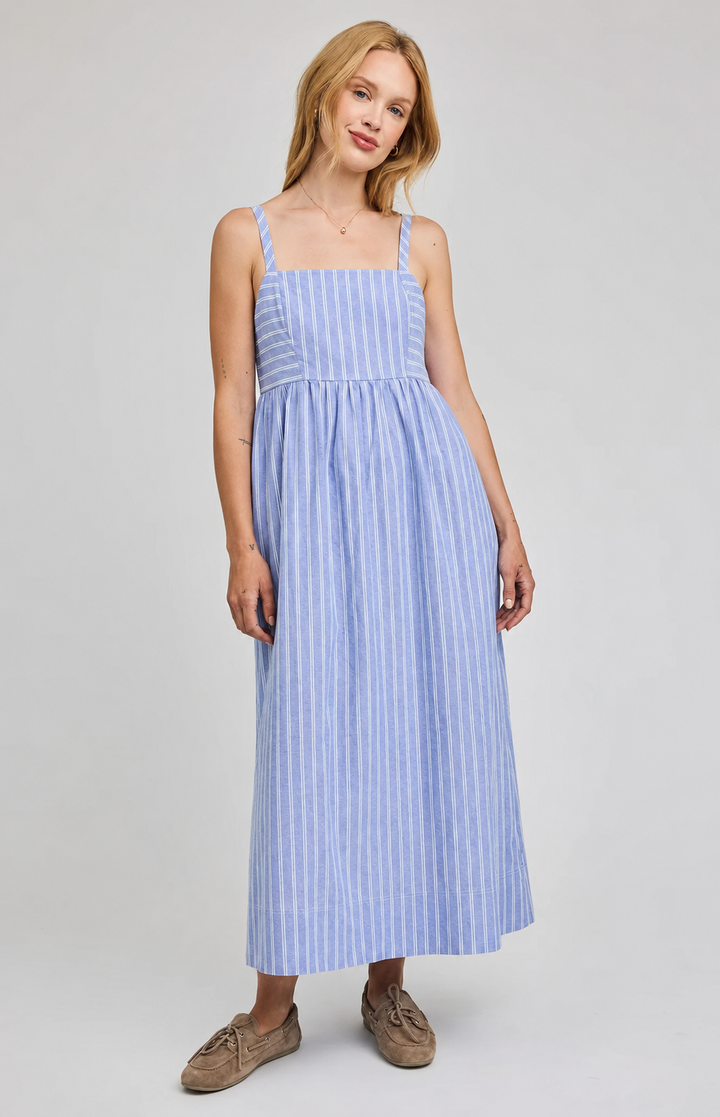 Alicia Striped Midi Dress | Gentle Fawn
