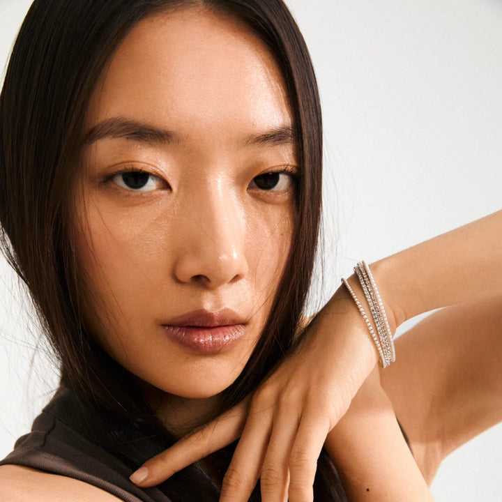 Arash Crystal Bracelet - Silver | Pilgrim