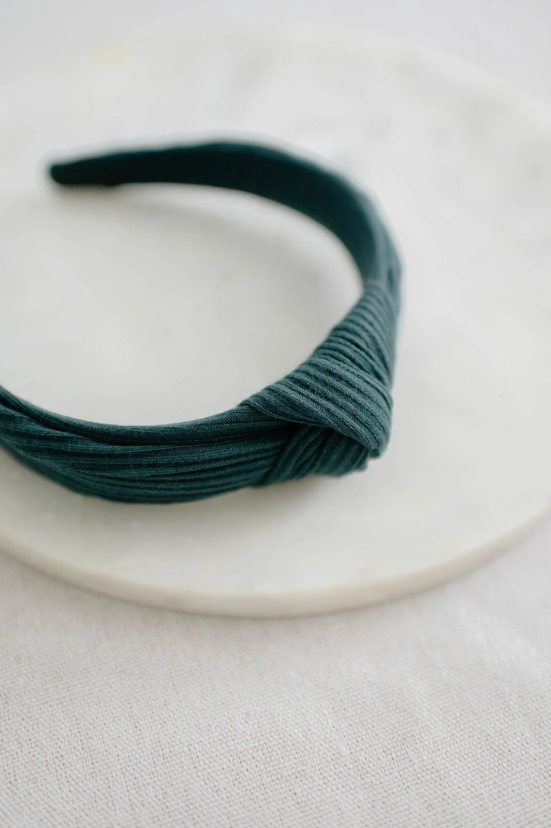 Deep Forest Rib Knit Headband | Barbays