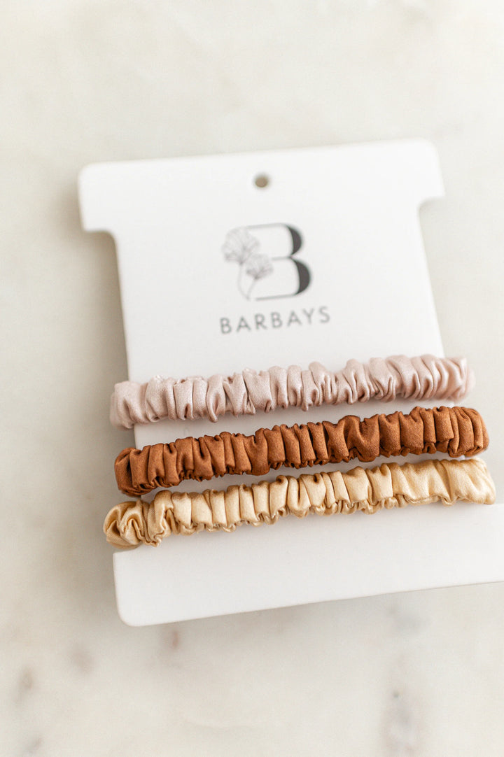 Silk Hair Ties (3 Pack) | Barbays