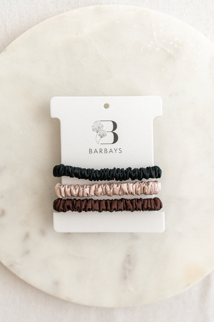 Silk Hair Ties (3 Pack) | Barbays
