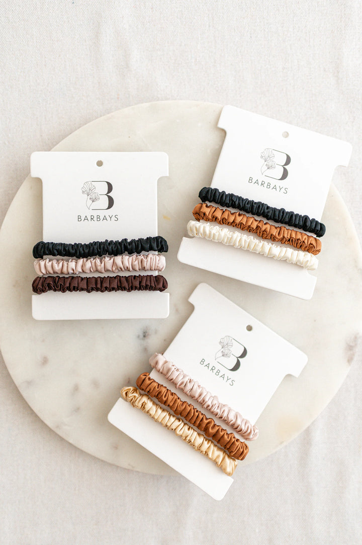 Silk Hair Ties (3 Pack) | Barbays