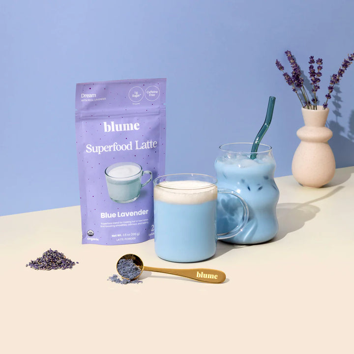 Blue Lavender Blend Superfood Latte Powder - Unwind