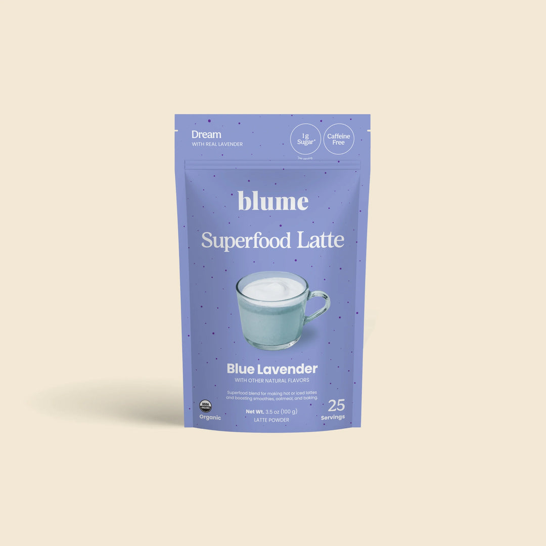 Blue Lavender Blend Superfood Latte Powder - Unwind