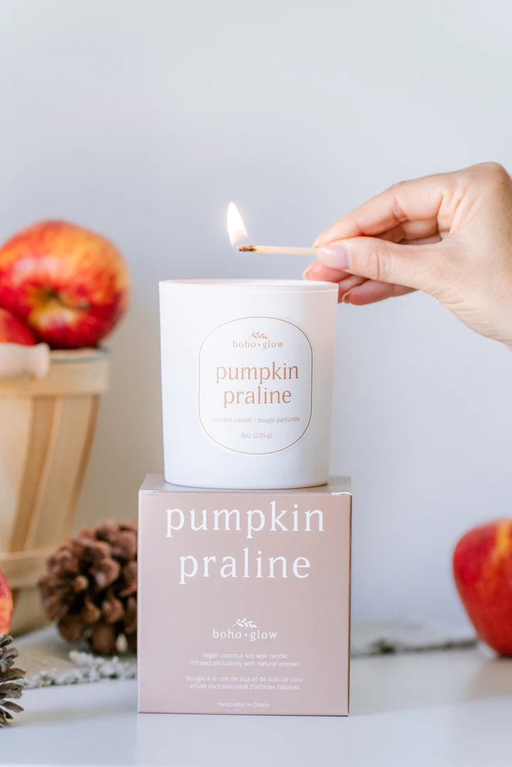 Pumpkin Praline Candle | Boho + Glow