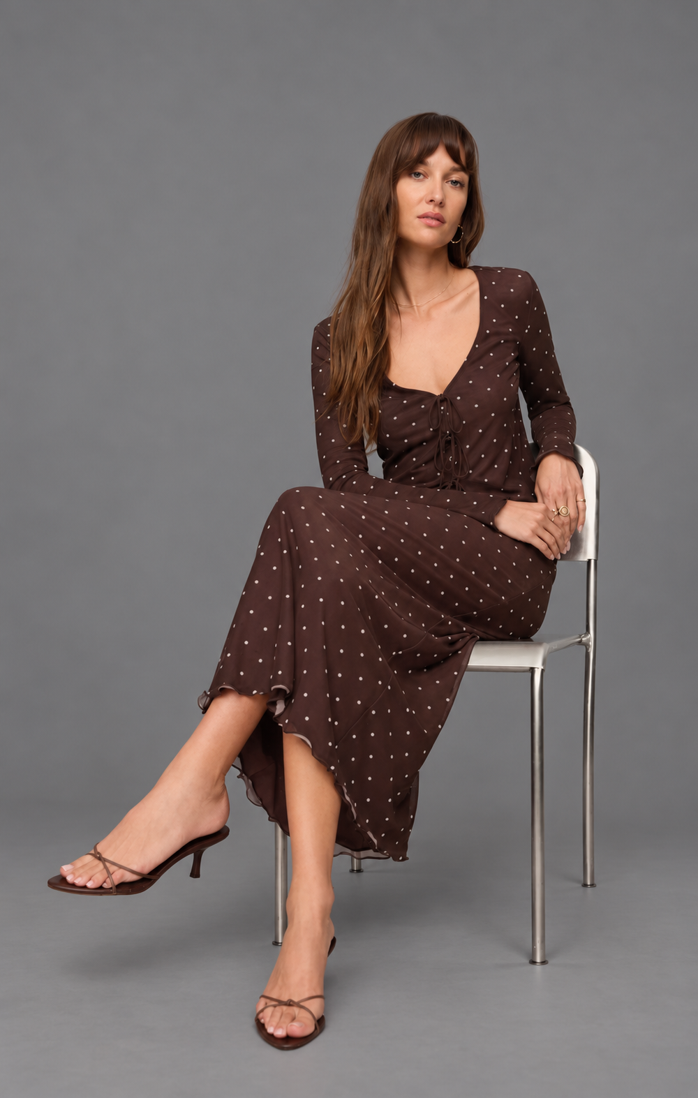 Amara Polka Dot Mesh Top | Z Supply
