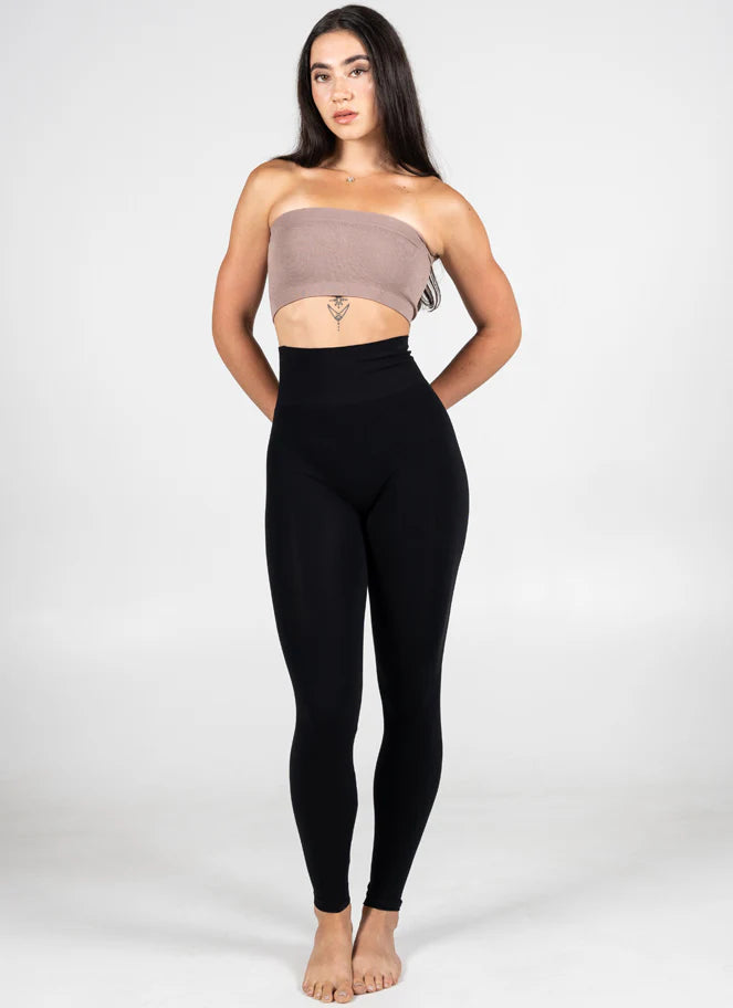 Bamboo High Waisted Leggings - Black | C'est Moi