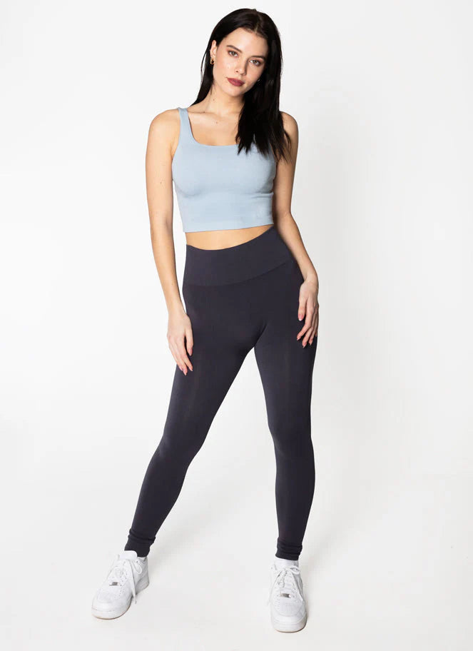 Bamboo High Waisted Leggings - Charcoal | C'est Moi