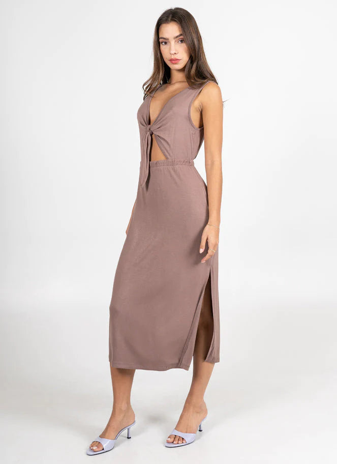 Bamboo Dress with Tie | C'est Moi