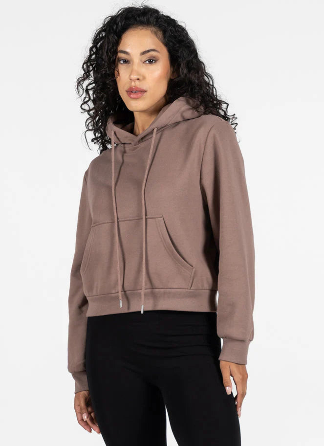 Fleece Hoodie - Mocha | C'est Moi