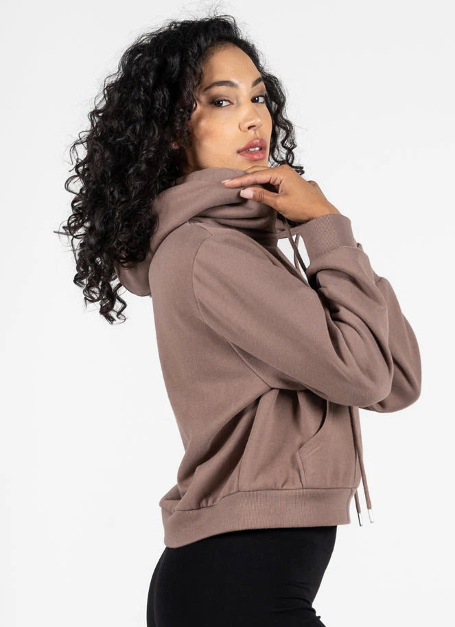 Fleece Hoodie - Mocha | C'est Moi