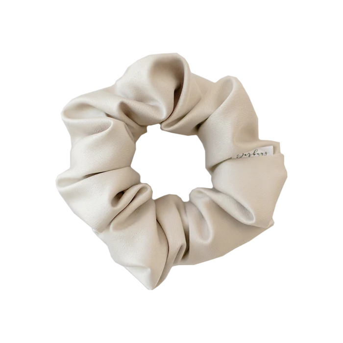Champagne Satin Scrunchie | Barbays