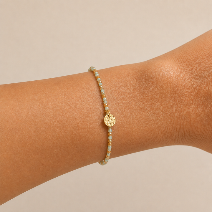 INDIE Ocean Blue Beaded Bracelet | Pilgrim