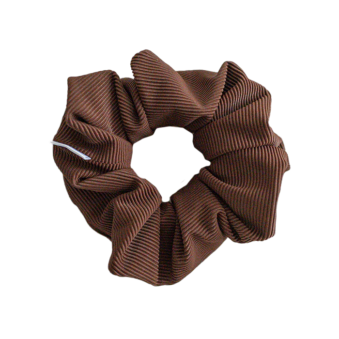 Chocolate Tricot Scrunchie | Barbays