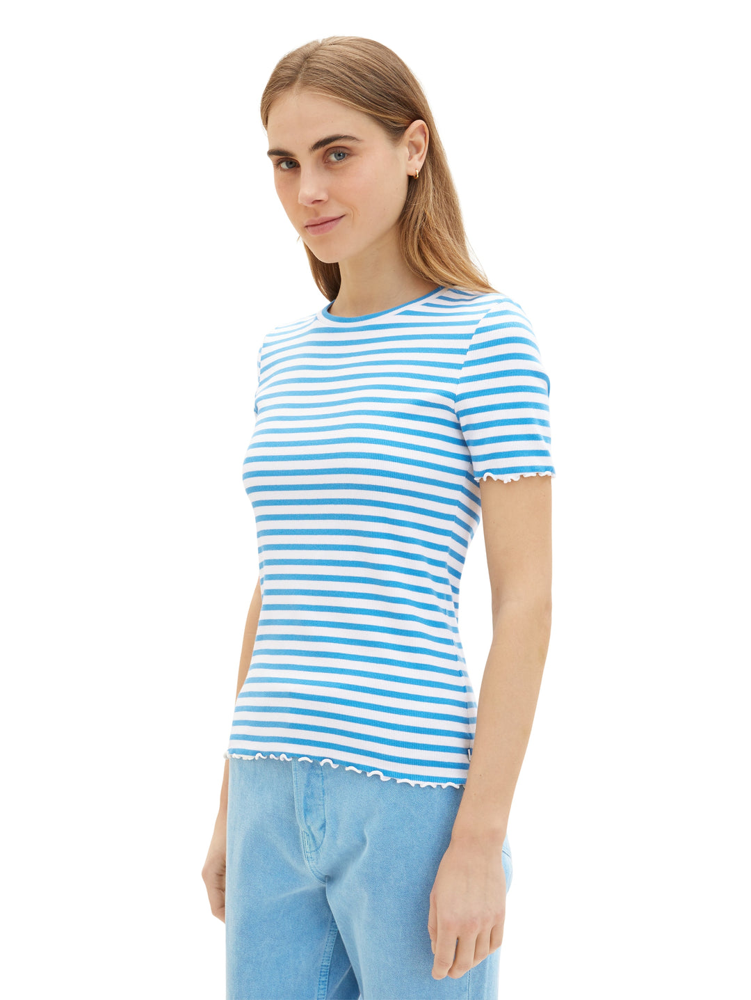 Striped Slim Fit T-shirt | Denim Tom Tailor