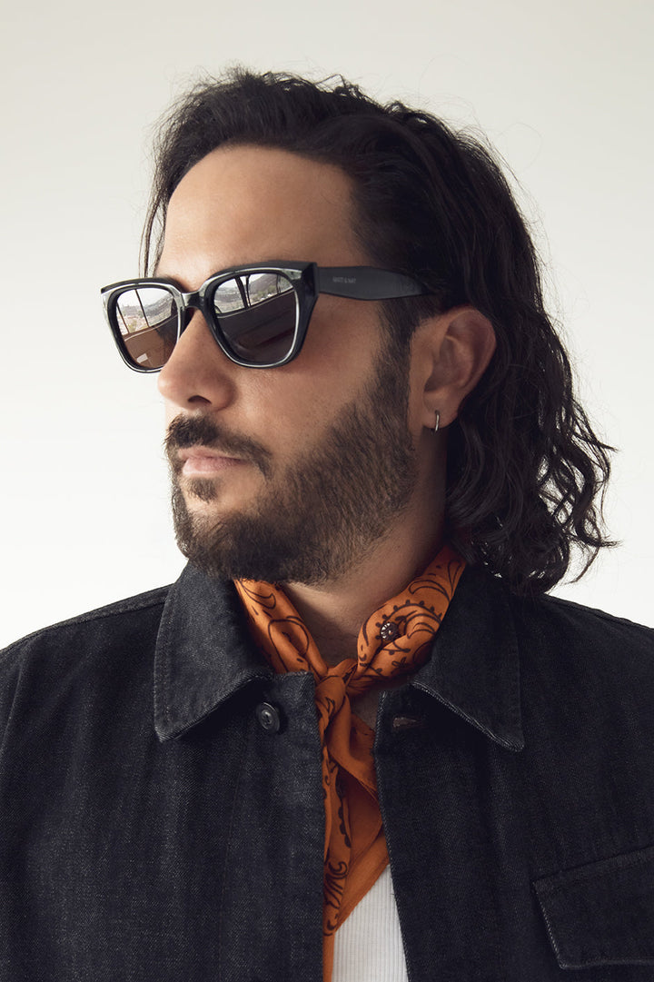 Asuna Recycled Classic Black Sunglasses | Matt & Nat