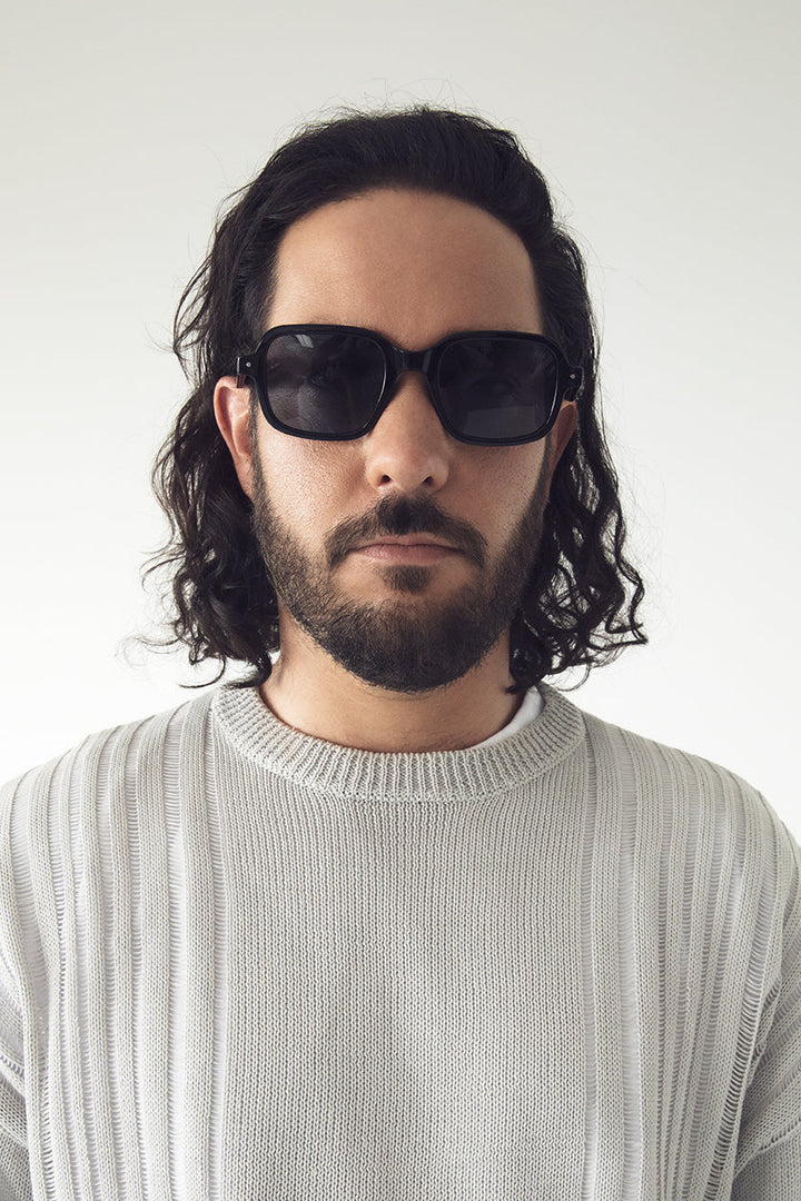 Mejia Recycled Square Sunglasses - Black | Matt & Nat