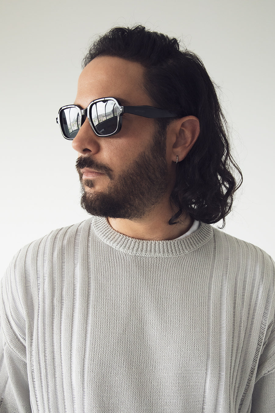 Mejia Recycled Square Sunglasses - Black | Matt & Nat