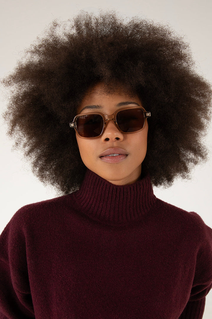 Mejia Recycled Square Sunglasses - Clear | Matt & Nat