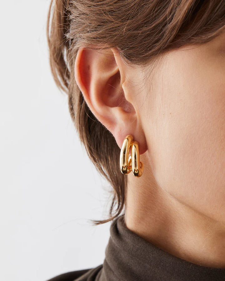 Florence Earrings Gold | Jenny Bird