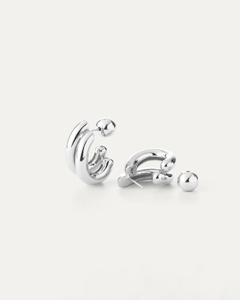 Florence Earrings Silver | Jenny Bird