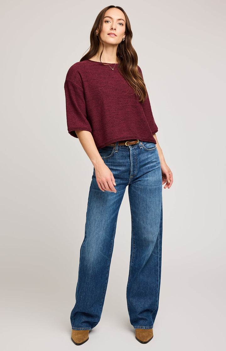 Kerrigan Knit Sweater - Merlot | Gentle Fawn
