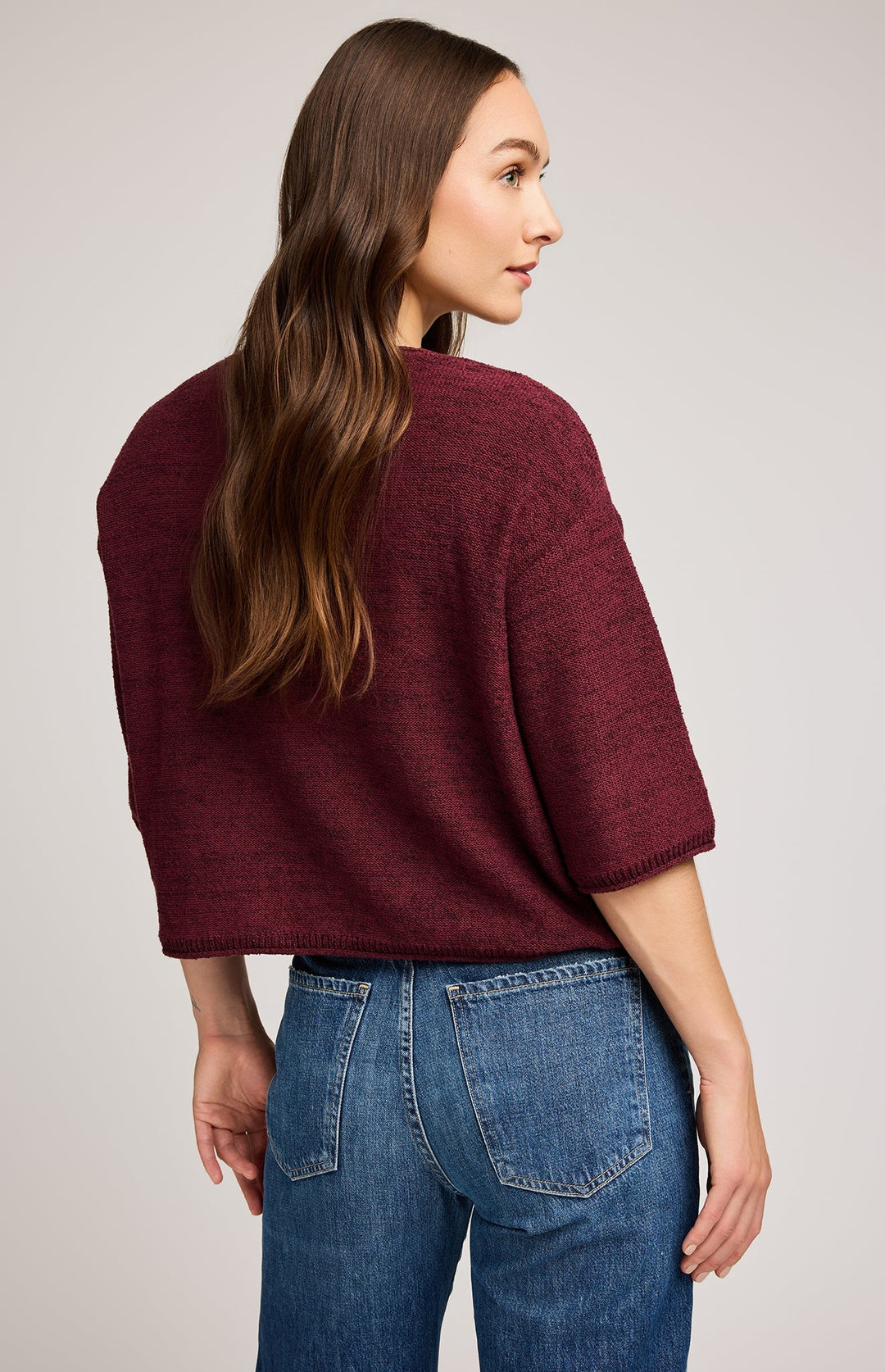 Kerrigan Knit Sweater - Merlot | Gentle Fawn