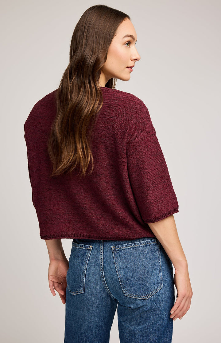 Kerrigan Knit Sweater - Merlot | Gentle Fawn