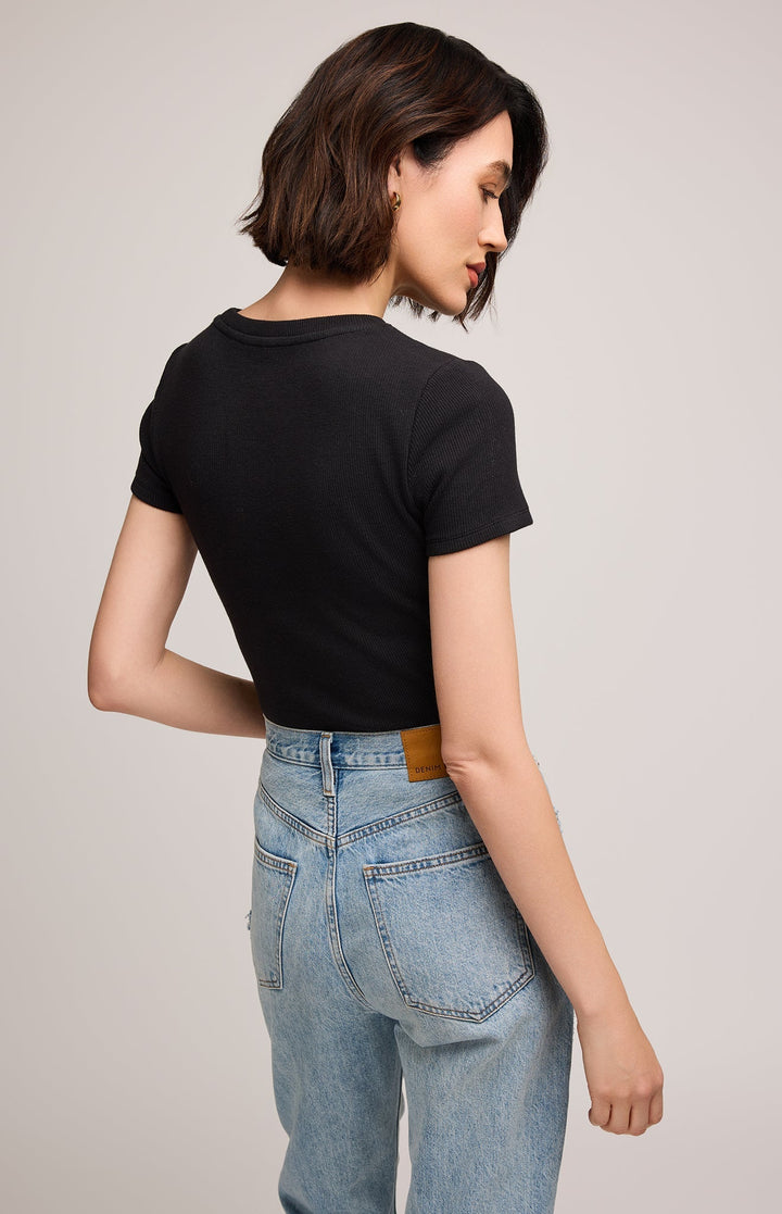 Tate Black T-Shirt | Gentle Fawn