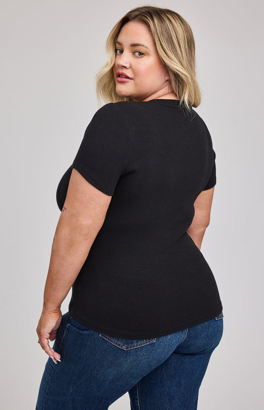 Tate Black T-Shirt | Gentle Fawn