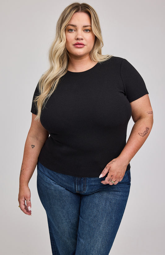 Tate Black T-Shirt | Gentle Fawn