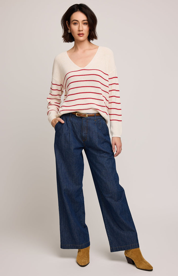 Tucker Light Knit Stripe Sweater | Gentle Fawn