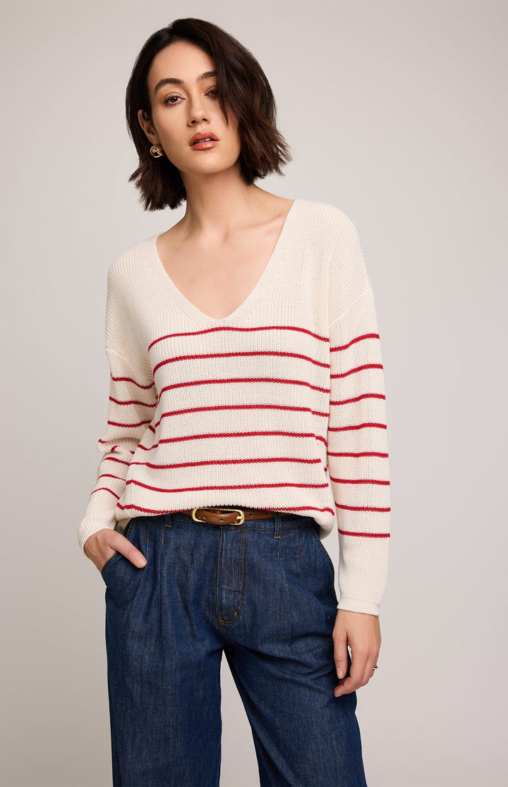 Tucker Light Knit Stripe Sweater | Gentle Fawn