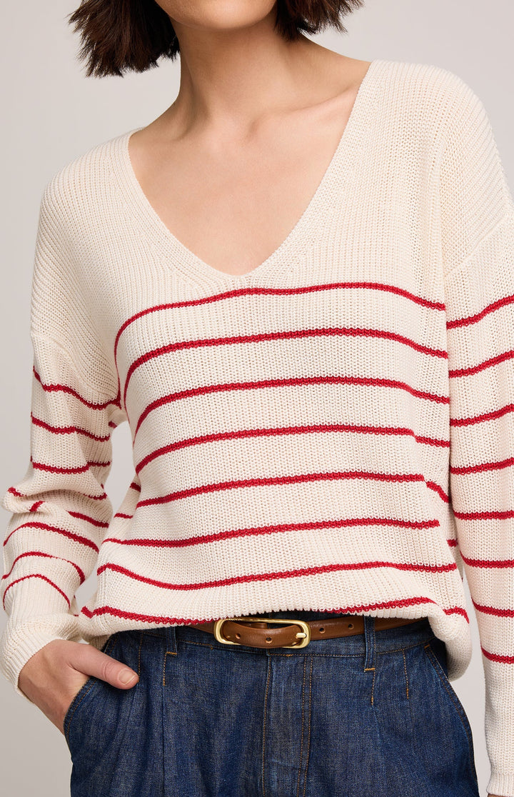 Tucker Light Knit Stripe Sweater | Gentle Fawn