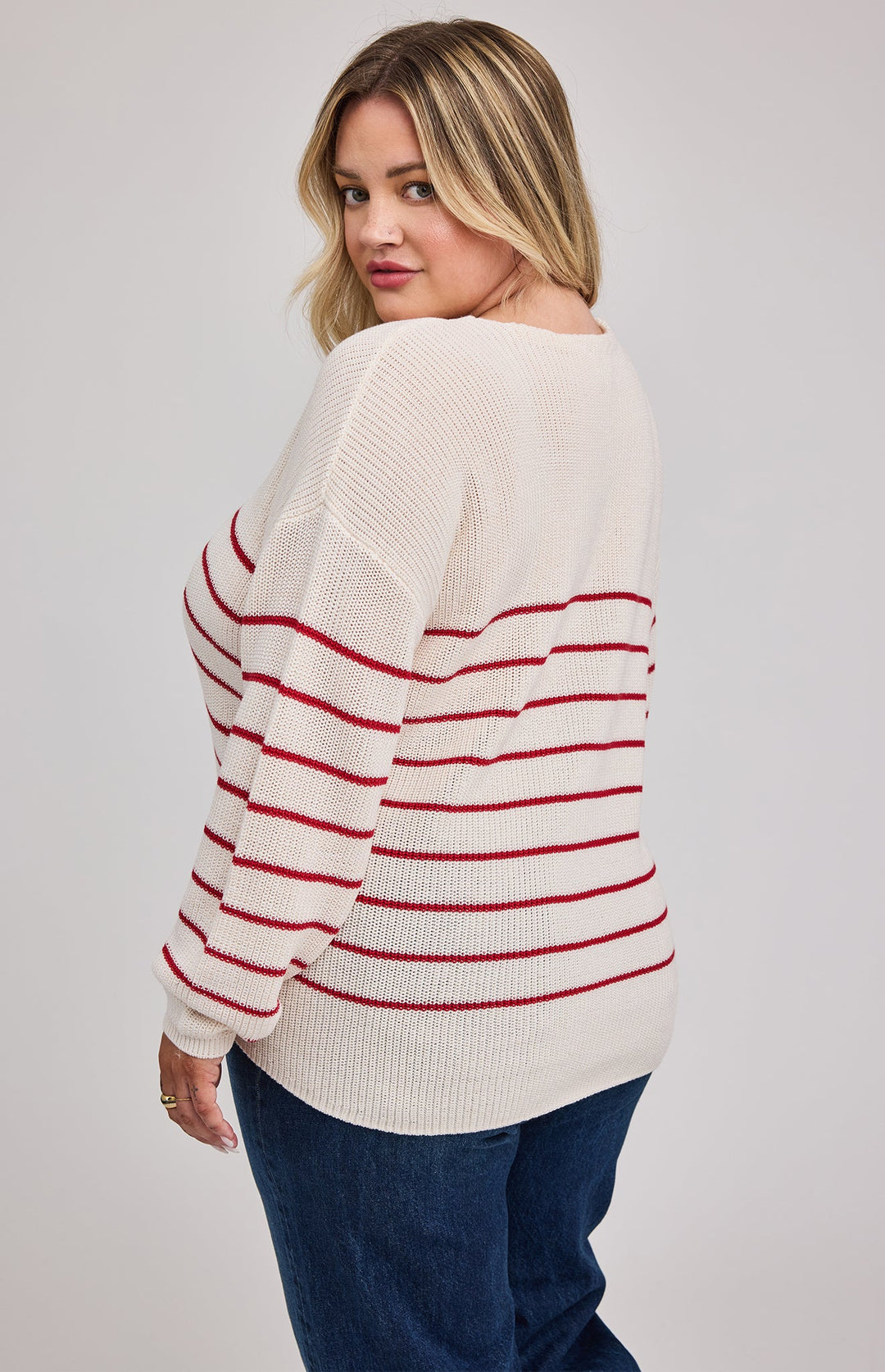 Tucker Light Knit Stripe Sweater | Gentle Fawn